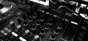 Hochzeits DJ Turntable sw